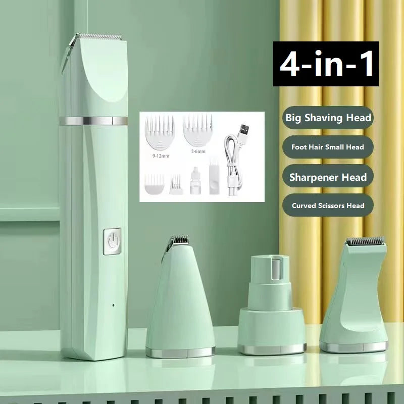 PawTrim Pro 4-in-1 Cordless Pet Grooming Clippers