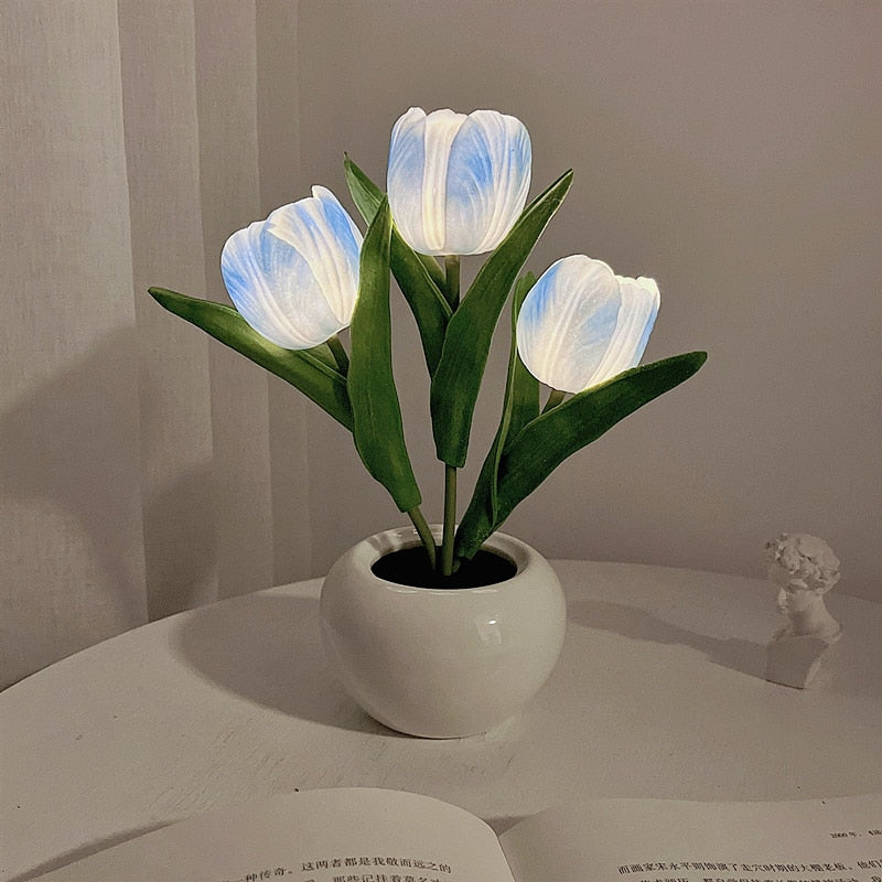 Luminous Tulip-Shaped Night Light