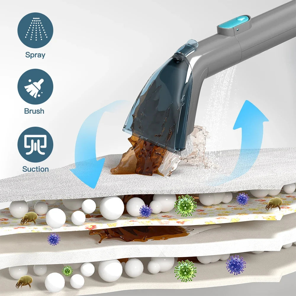 Effortless Clean: Wireless Vacuum for Carpets & Quick Touch-Ups