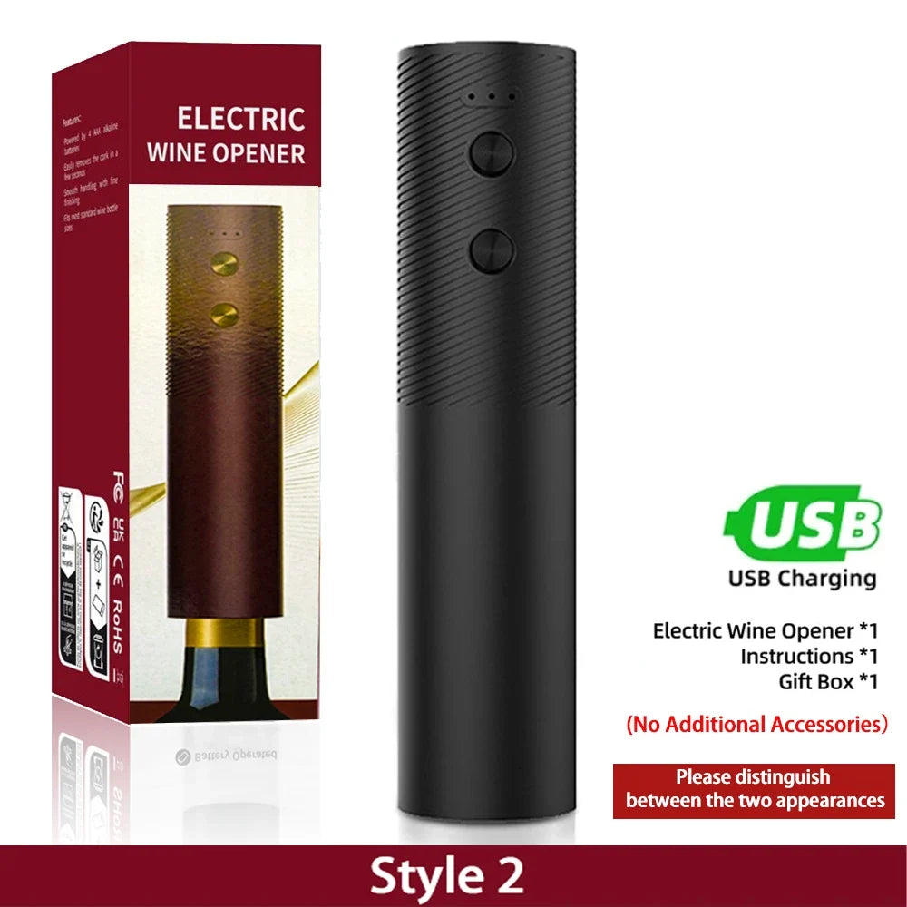 Effortless Wine Opening with the VinoEase Electric Corkscrew