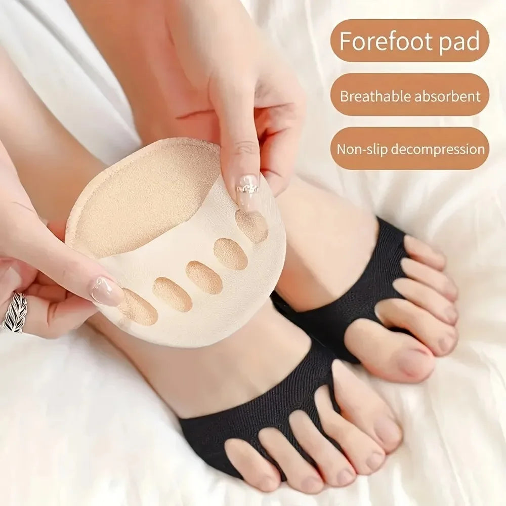 Sleek Comfort Metatarsal Pads for High Heels – Discreet Forefoot Cushions