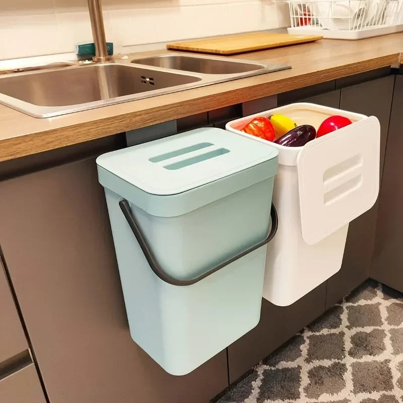 Sealed Trash Bin 3/5L - Silent Close Design (Buy 1 Get 1 Free)