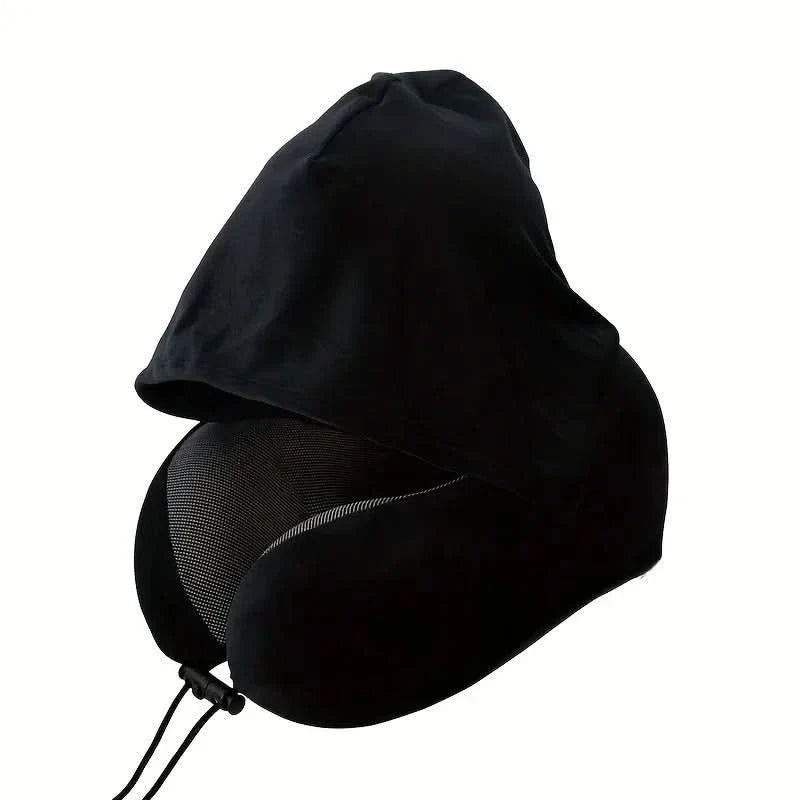 SnugNest – U-Shaped Hooded Cushion for Ultimate Relaxation