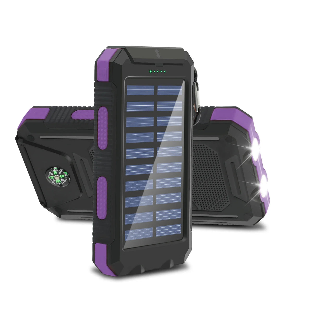 EcoCharge 20000mAh Solar Portable Power Bank with Fast Charge