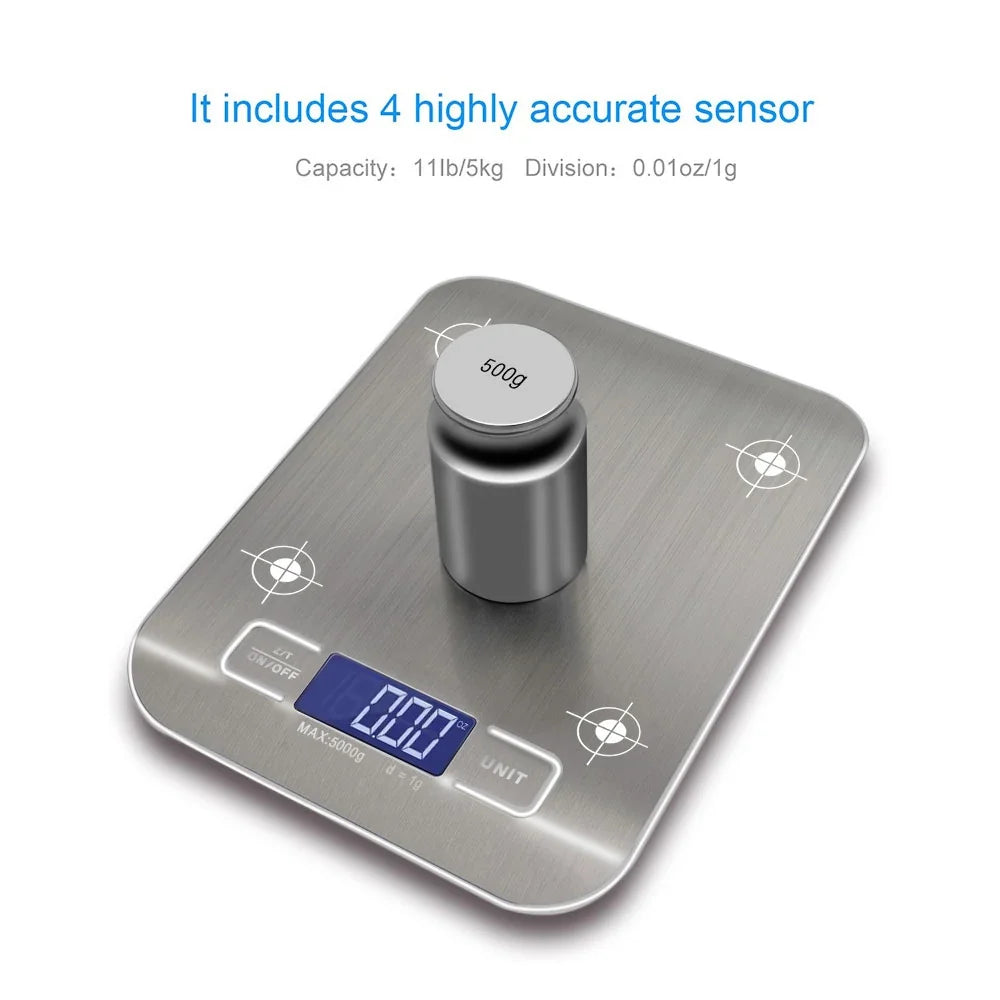PrecisionPro Digital Kitchen Weighing Scale | Accurate Measurements for Cooking & Baking