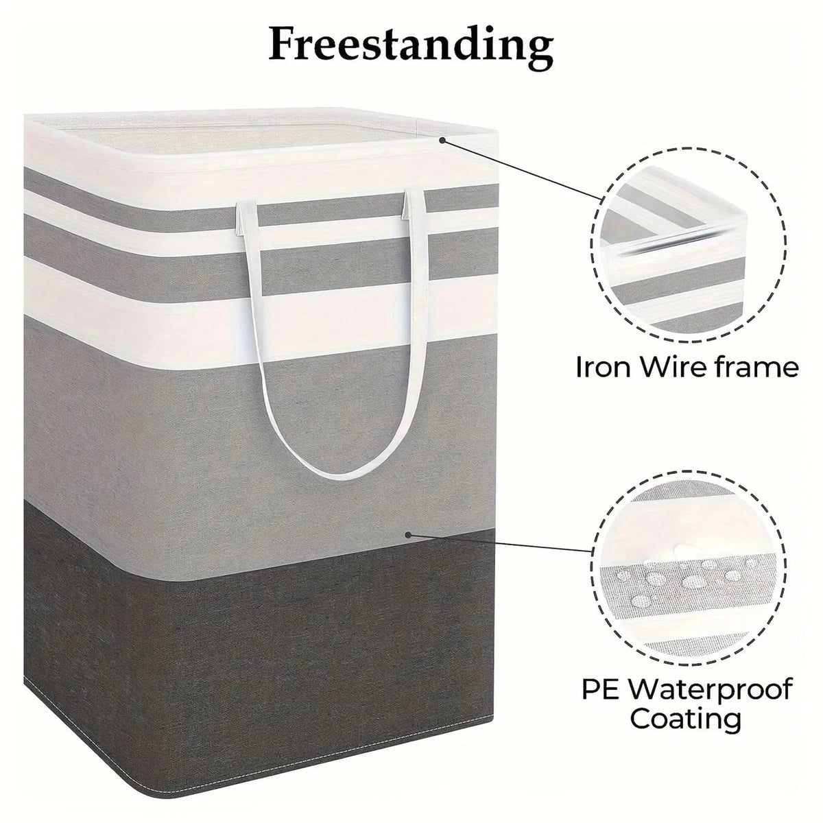 SmartSpace – Oversized Laundry Bin with Ergonomic Handles