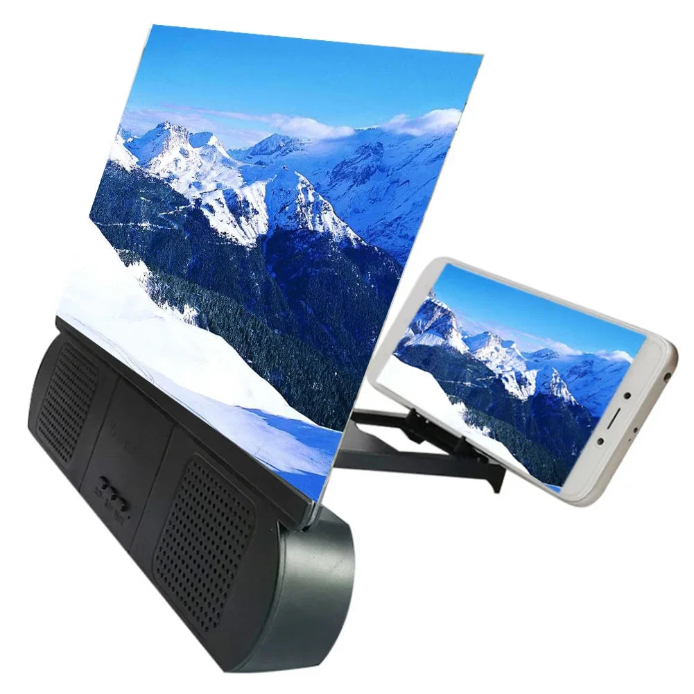 SpectraView 10-Inch 3D Smartphone Screen Enhancer with Bluetooth Speaker