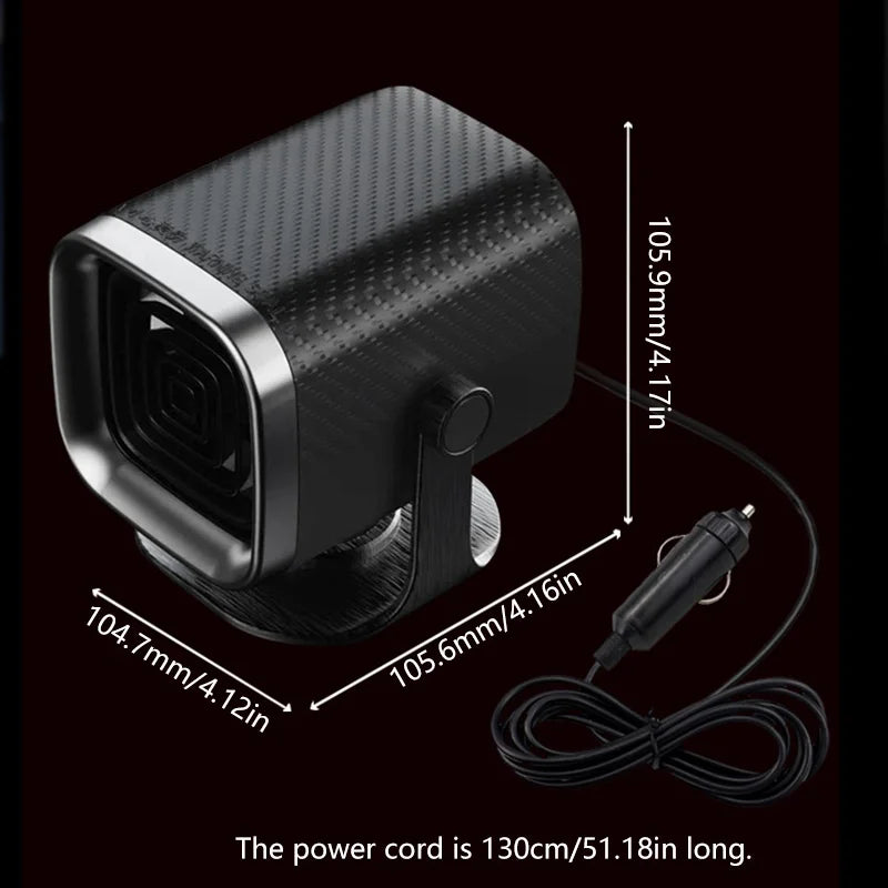 Versatile 12V Car Climate Control Heater & Fan – Year-Round Comfort