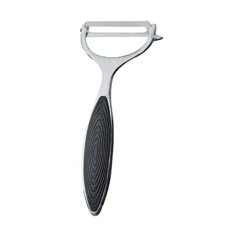 Dual-Function Stainless Steel Peeler & Grater for Effortless Prep