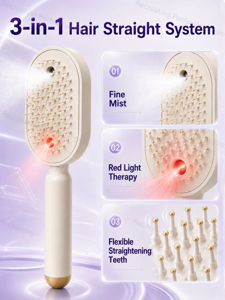 SleekWave Cordless Heated Hair Styling Brush – Rapid Heat & Safety Design