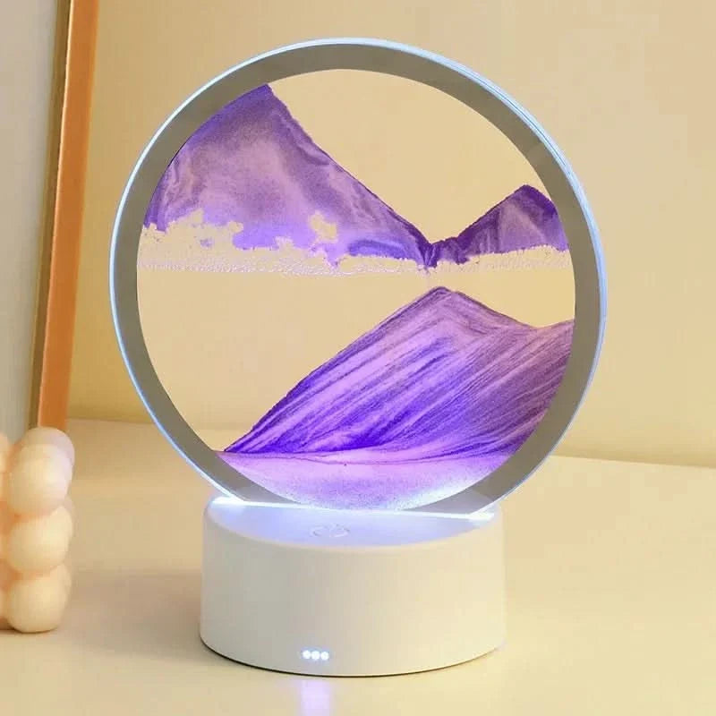 Sandsation – 3D Hourglass Light with Fluid Sand Movement