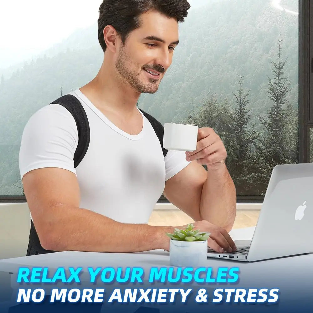 AlignRight Posture Support Brace for All Genders – Customizable Comfort with Breathable Design