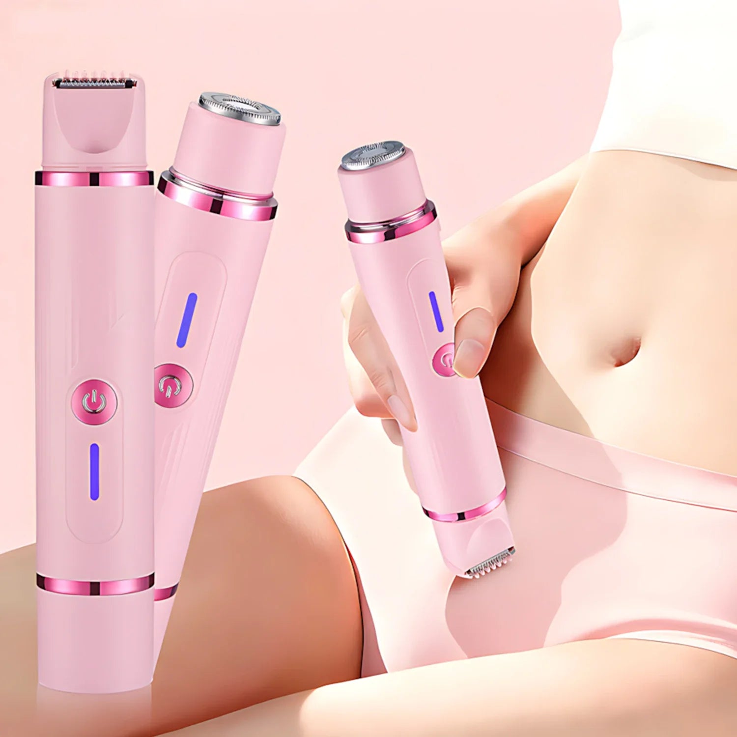 BellaTrim Dual-Head Electric Grooming Kit for Women