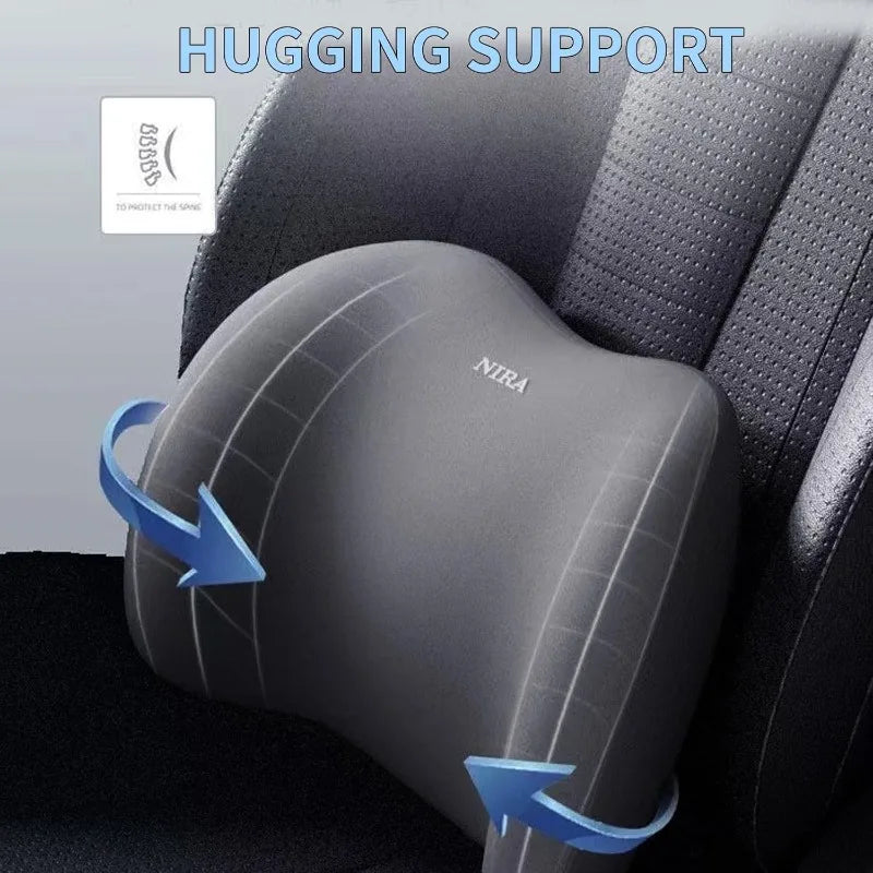 DriveEasy Neck and Lower Back Support Cushion – Ultimate Comfort for Your Car