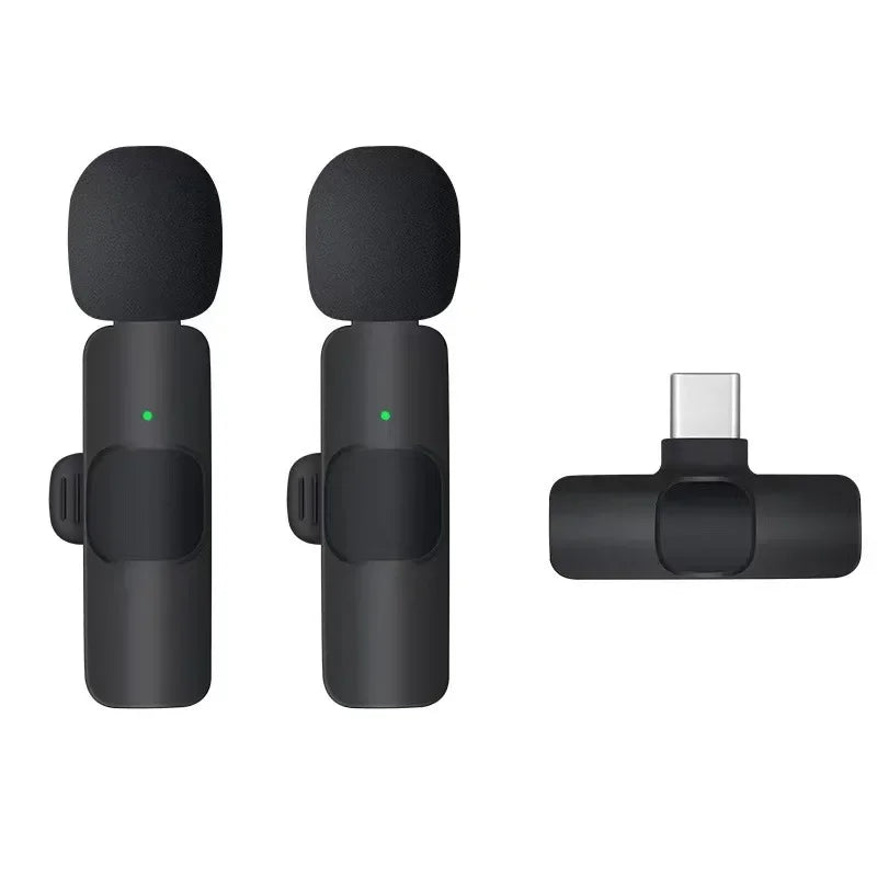 Compact Wireless Lavalier Mic for USB-C Smartphones – Ideal for Vlogging and Streaming