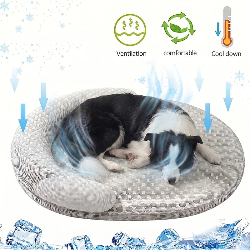 CoolPaw Comfort Mat – Breathable and Washable Pet Bed for All Sizes