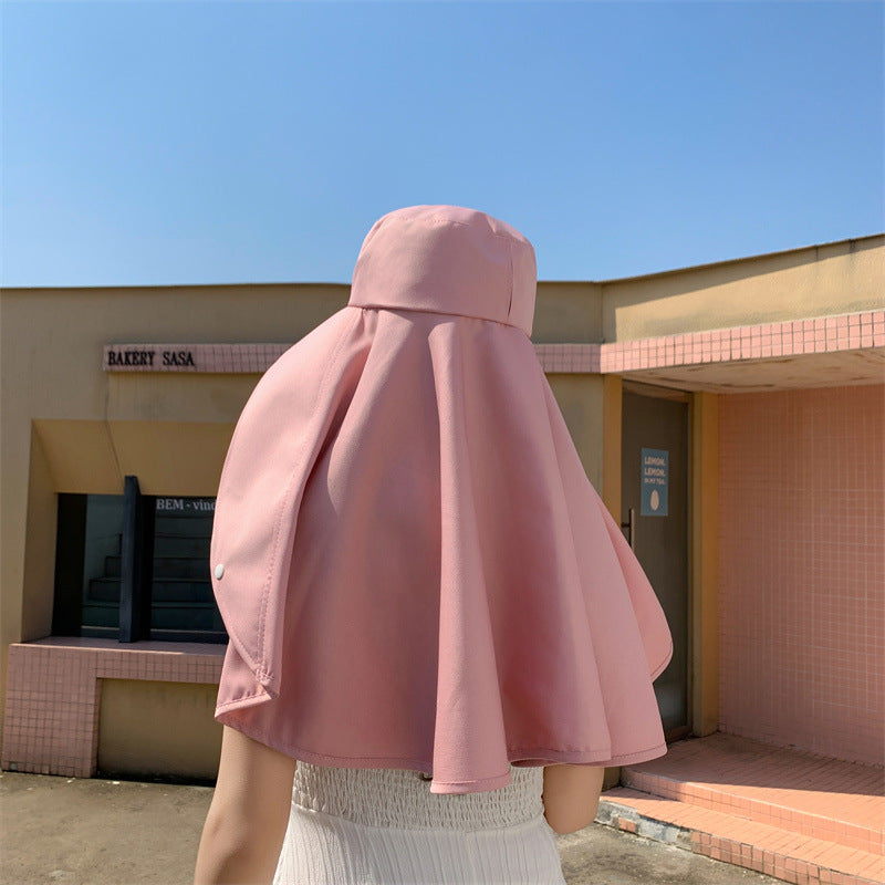 Chic Wide Brim Sun Shield Hat for Women