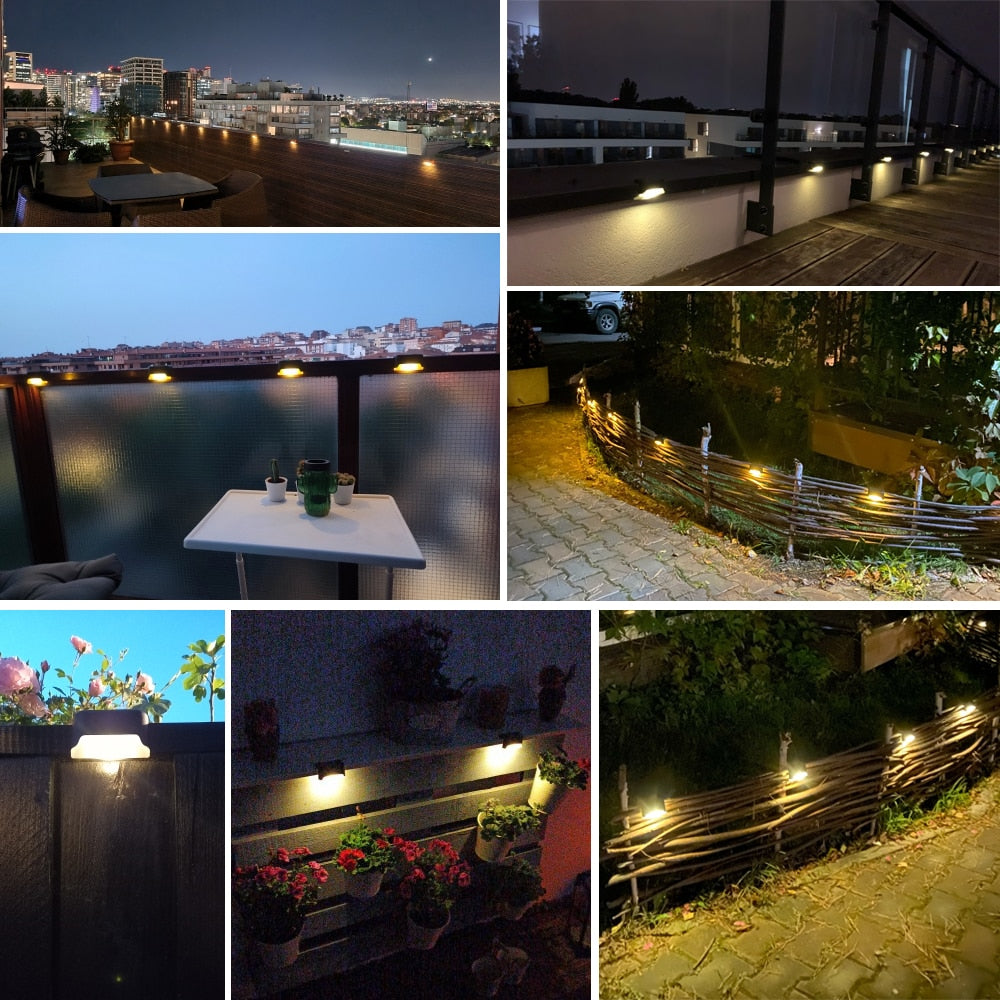 Stairway Lighting Powered by Solar Energy