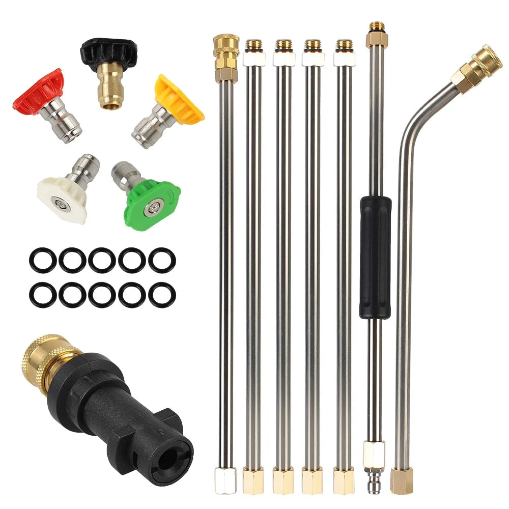 SkyReach Pressure Washer Gutter Cleaning Extension Tool with 5 Nozzles