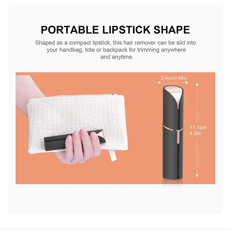 Effortless Elegance: Portable Electric Facial Hair Remover for Women