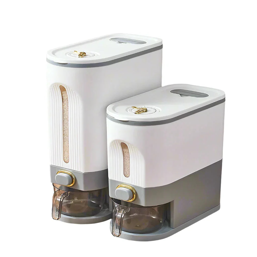 Moisture-Proof and Insect-Resistant Rice Storage Bin for Home Use