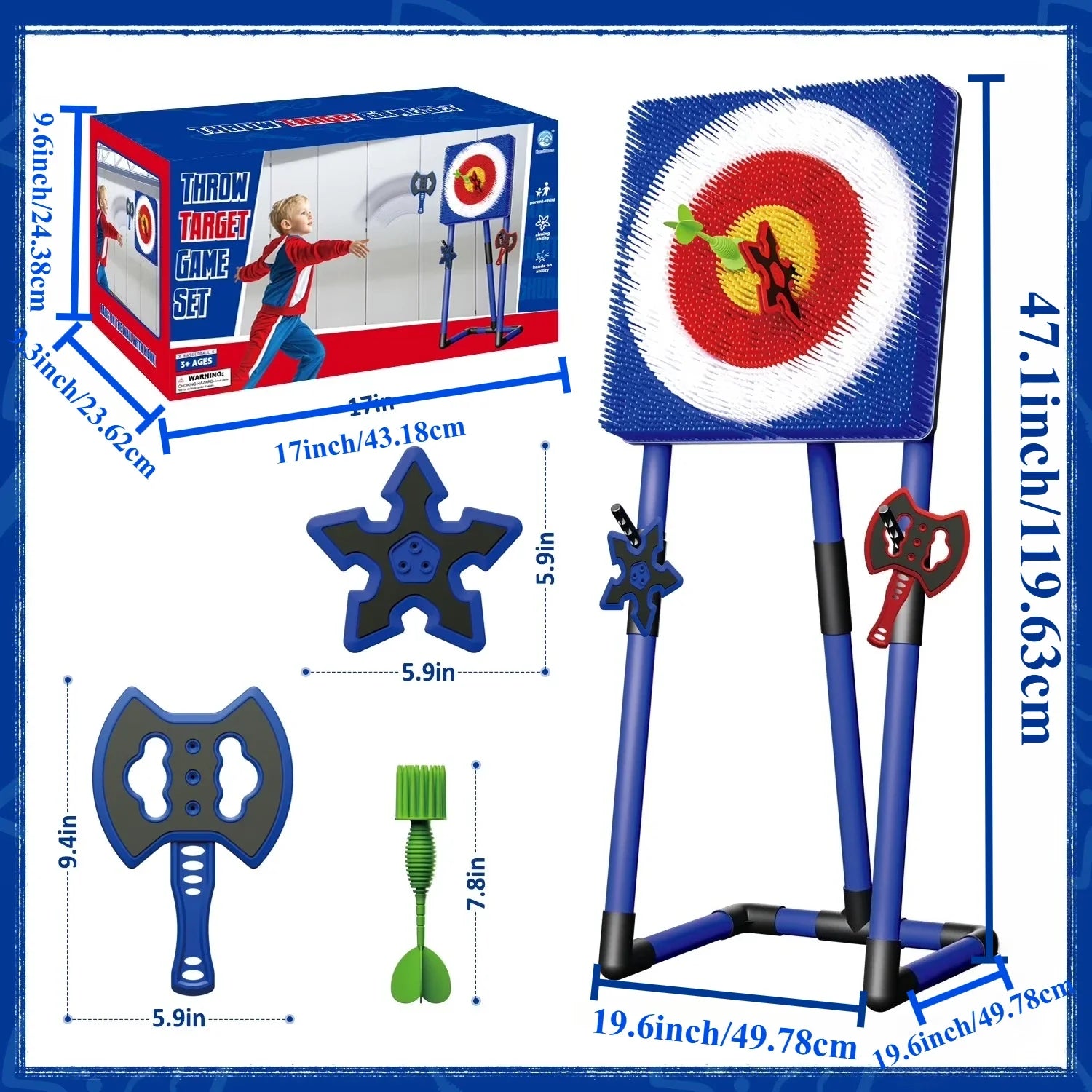Urban Axes Target Game Set – Versatile Indoor & Outdoor Fun