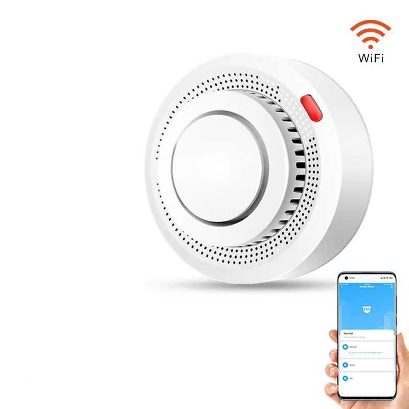 WiFi Smoke Alarm with 85dB Alert – Smart Fire Detection System