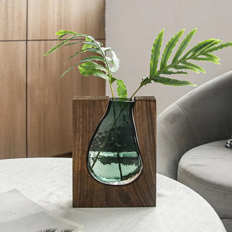 Elegant Water Droplet Vase - Handmade Nordic Design