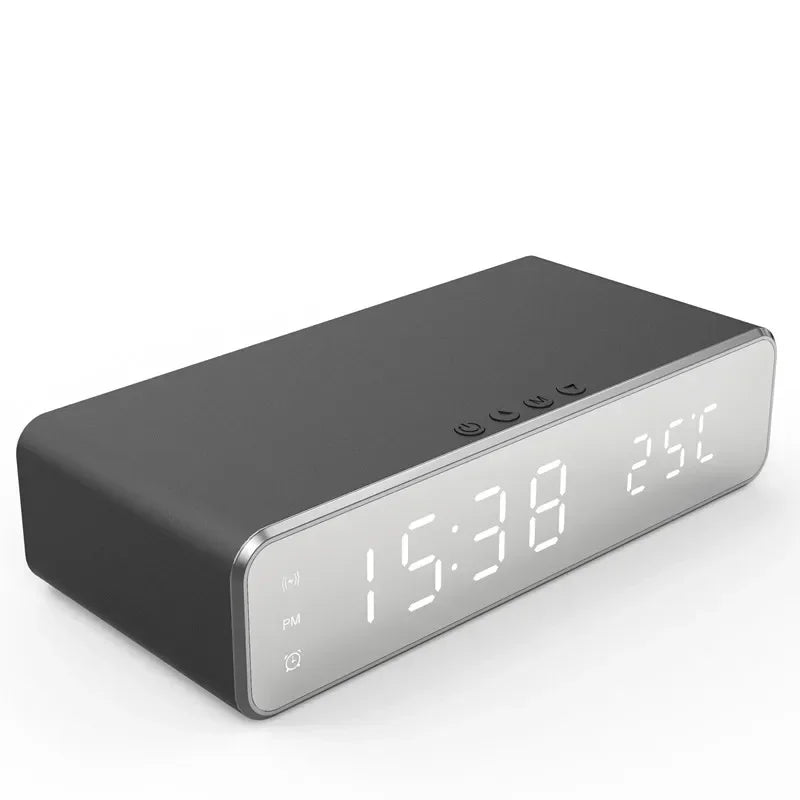 VersaCharge Wireless Dock with Alarm Clock & Temperature Display