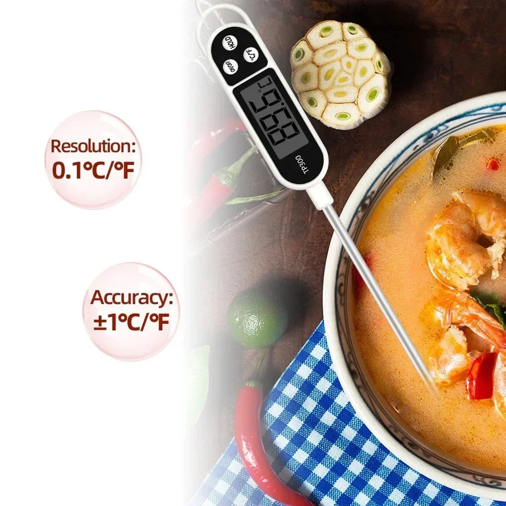 Precision Cooking Thermometer | Fast-Read Digital Display for Meats & More
