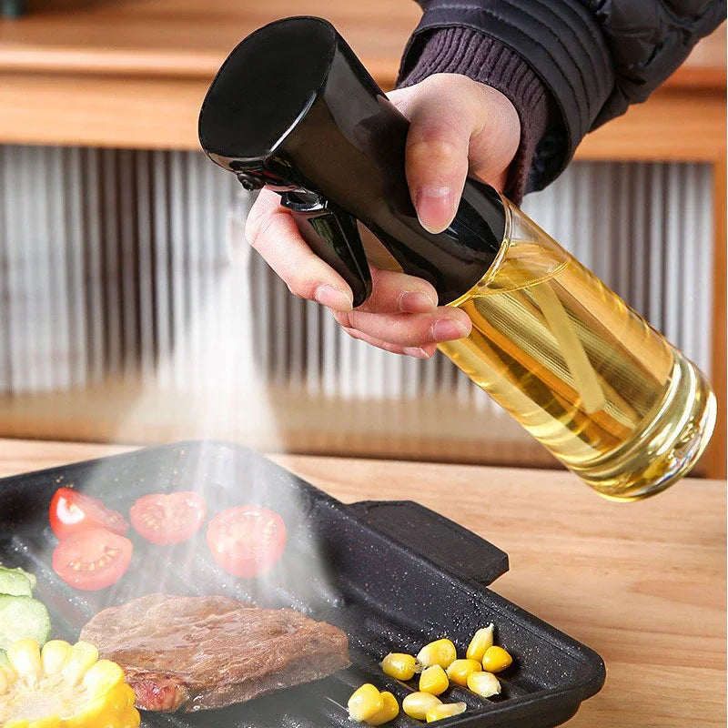 Precision Oil Sprayer with Adjustable Nozzle – Eco-Friendly Refillable Kitchen Tool