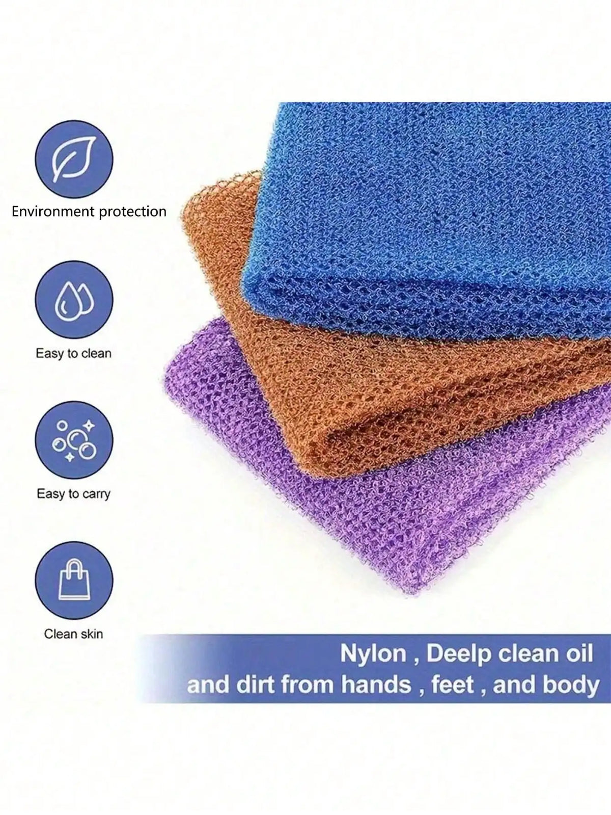 Revitalizing Mesh Body Scrubber – Deep Clean & Exfoliate for Soft Skin