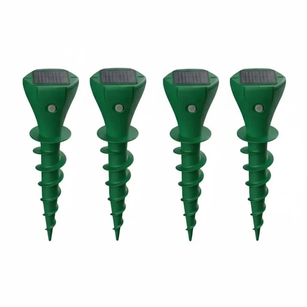 Eco-Friendly Mole Deterrent Spike with Solar Power