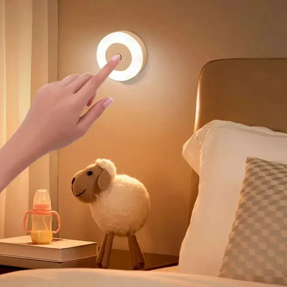 SereneGlow – Cordless USB Rechargeable Bedside Light
