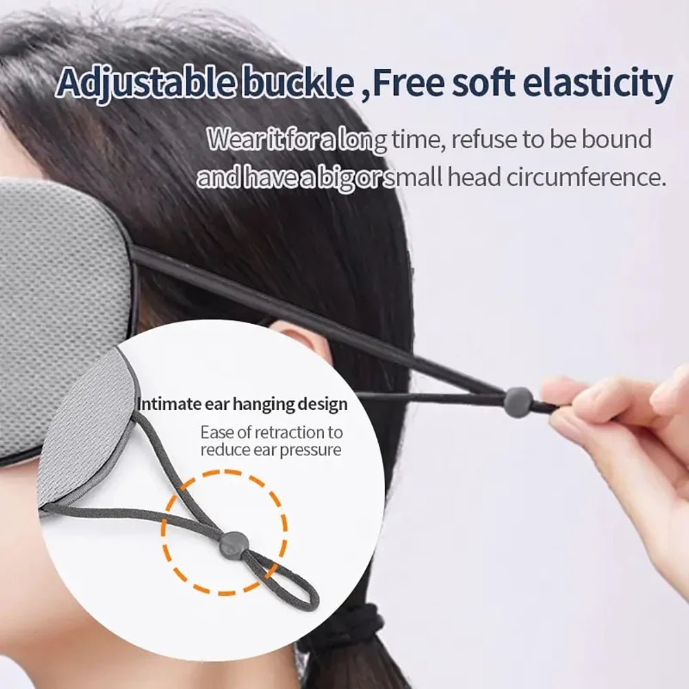 Serenity Luxe Sleep Mask – Adjustable Comfort for All-Night Relaxation