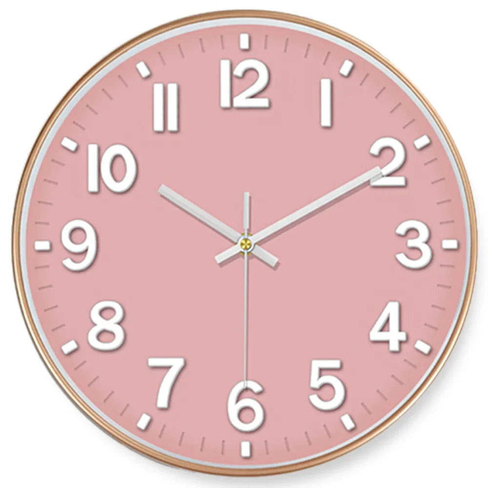 Stylish Round Quartz Clock for Effortless Timekeeping