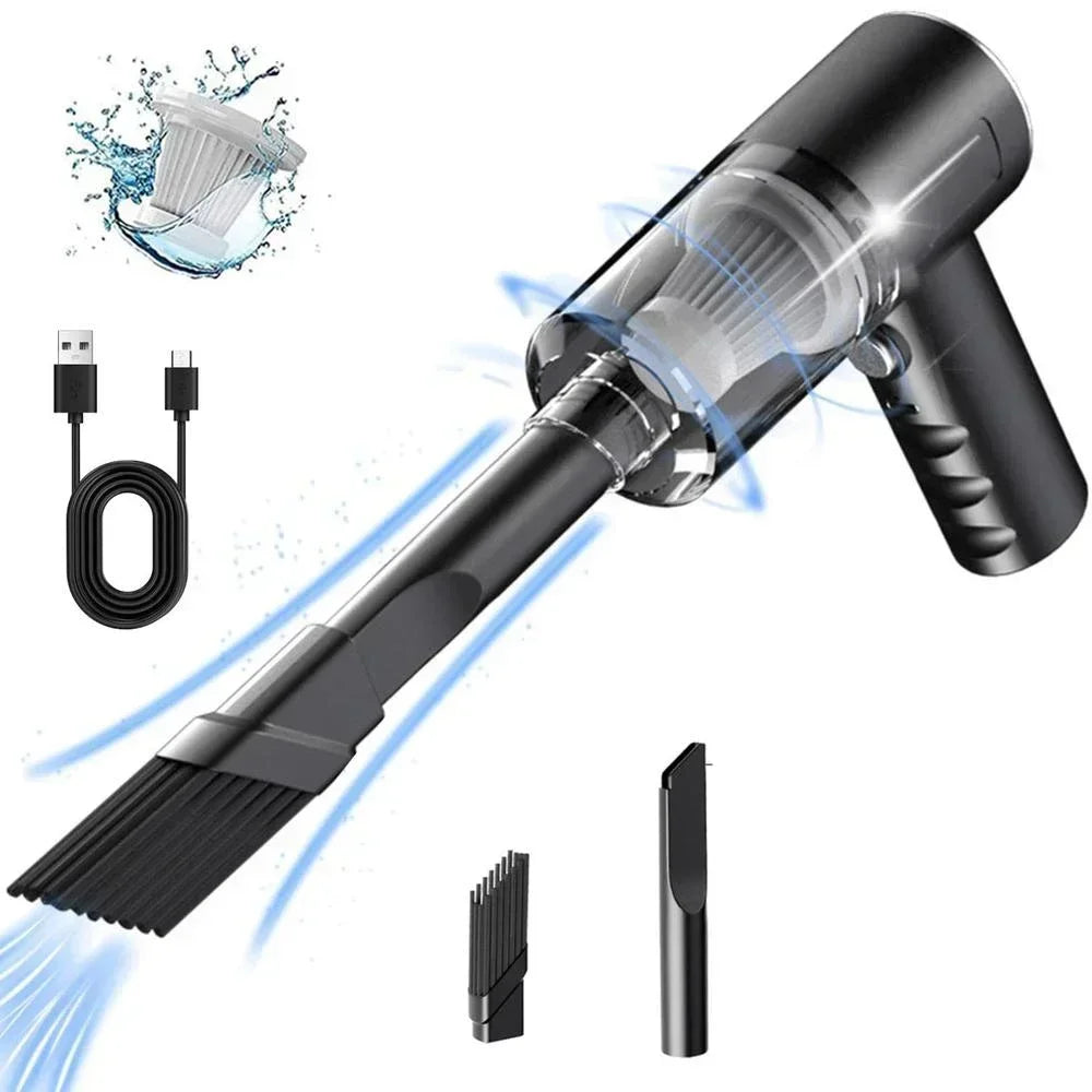 SwiftClean 120W Cordless Handheld Vacuum – Ultimate Portable Cleaner for Cars & Homes