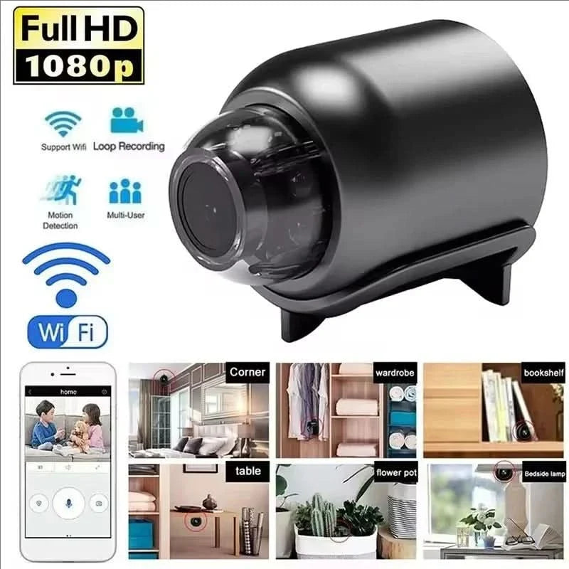 SecureView – 1080P Wireless Mini Camera for Home Surveillance