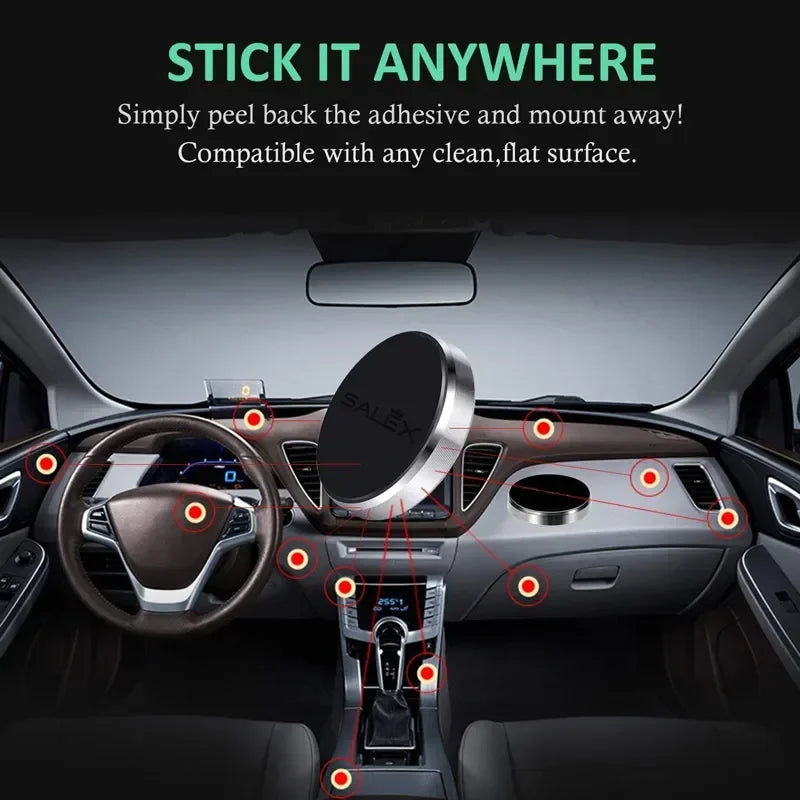 SmartGrip Universal Magnetic Phone Holder for Cars | Dashboard & Windshield Mount with Heavy-Duty Magnetic Power