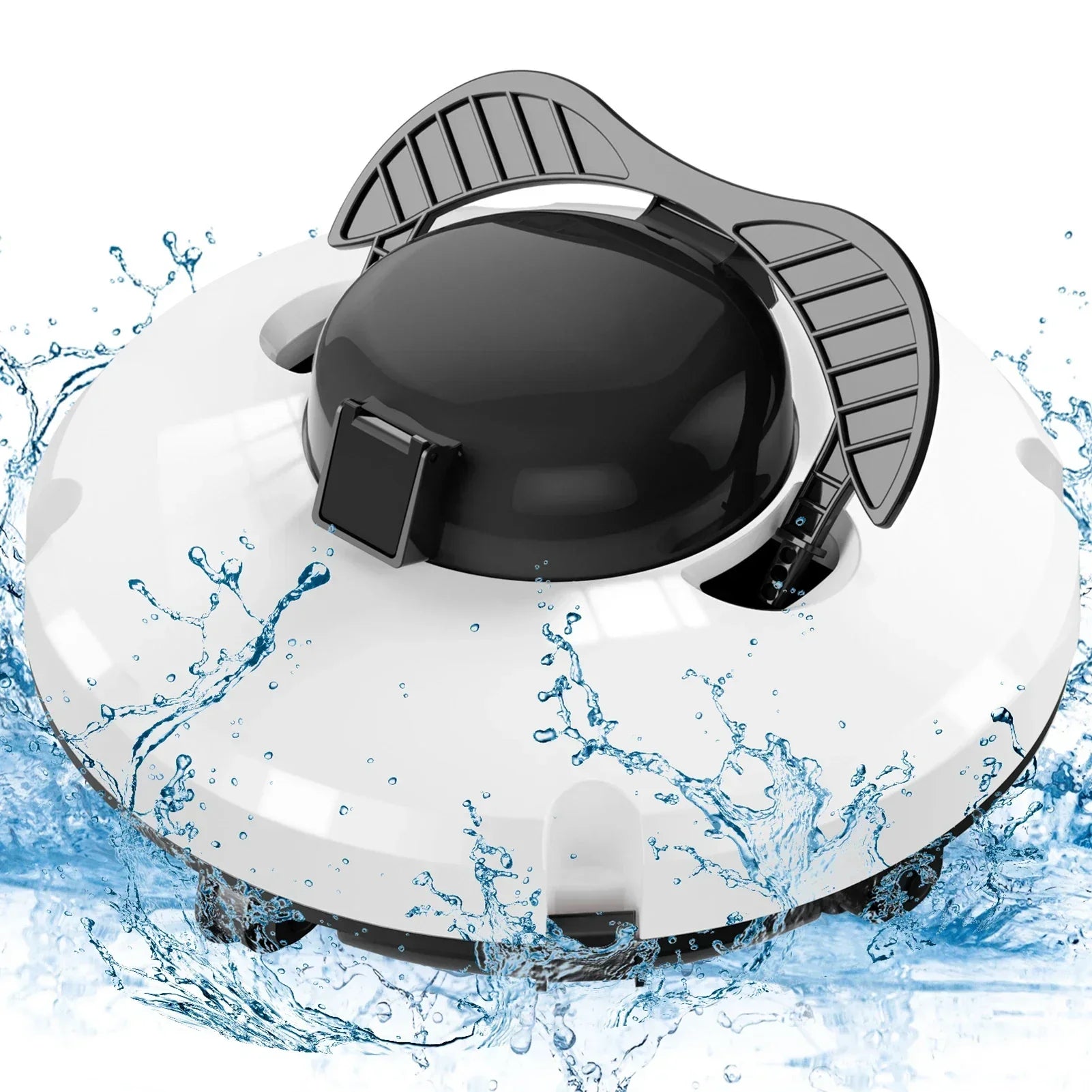 Battery-Powered Robotic Pool Cleaner with Dual Motors – 120 Min Runtime, IPX8 Waterproof