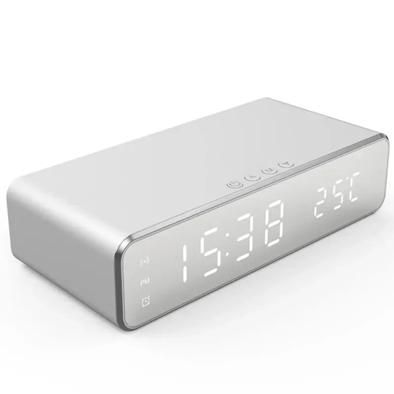 VersaCharge Wireless Dock with Alarm Clock & Temperature Display