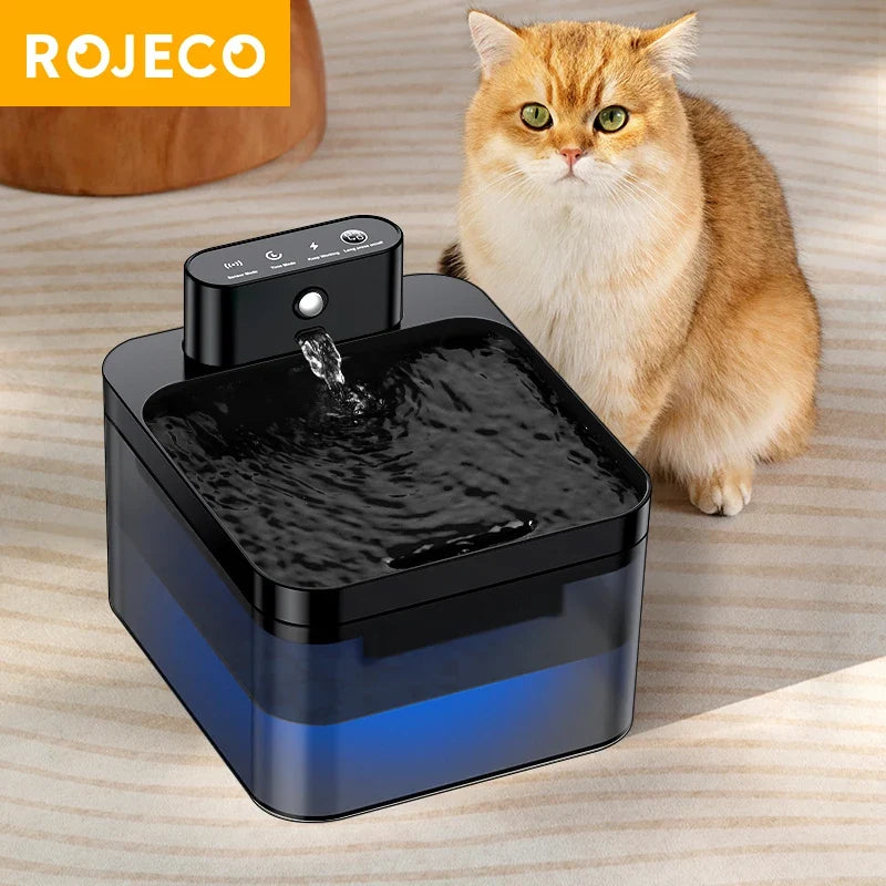 PawStream Cordless Cat Water Fountain | Rechargeable Sensor Dispenser