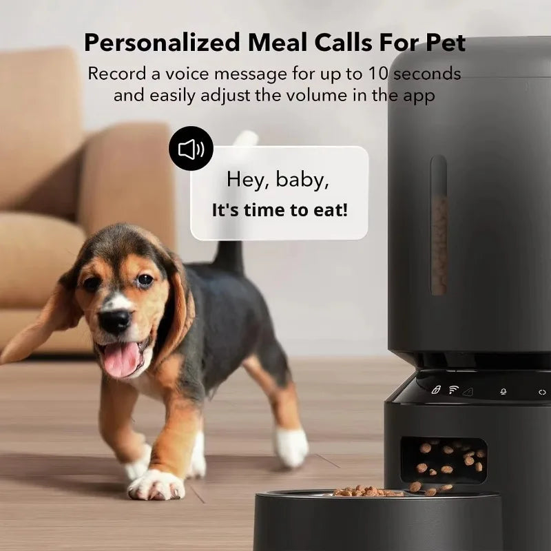 PawPal Smart Feeder | WiFi-Connected Automatic Pet Dispenser with Timer | High-Capacity Food Dispenser for Cats & Dogs