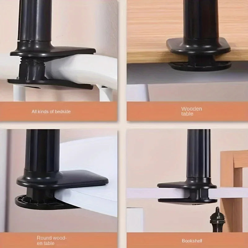 Versatile 360° Rotating Mobile Device Stand for Home & Office