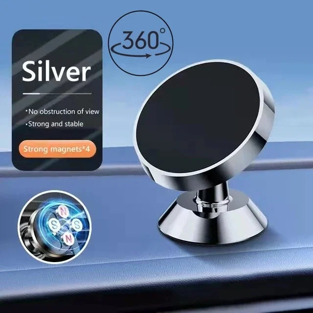 SmartGrip Universal Magnetic Phone Holder for Cars | Dashboard & Windshield Mount with Heavy-Duty Magnetic Power
