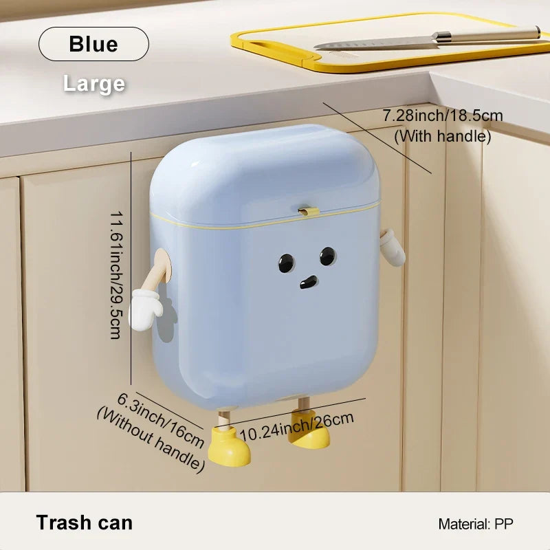 EcoSmart Food Waste Collector with Lid & Space-Saving Mount