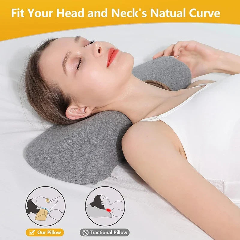 DreamEase Ergonomic Memory Foam Neck Support Pillow