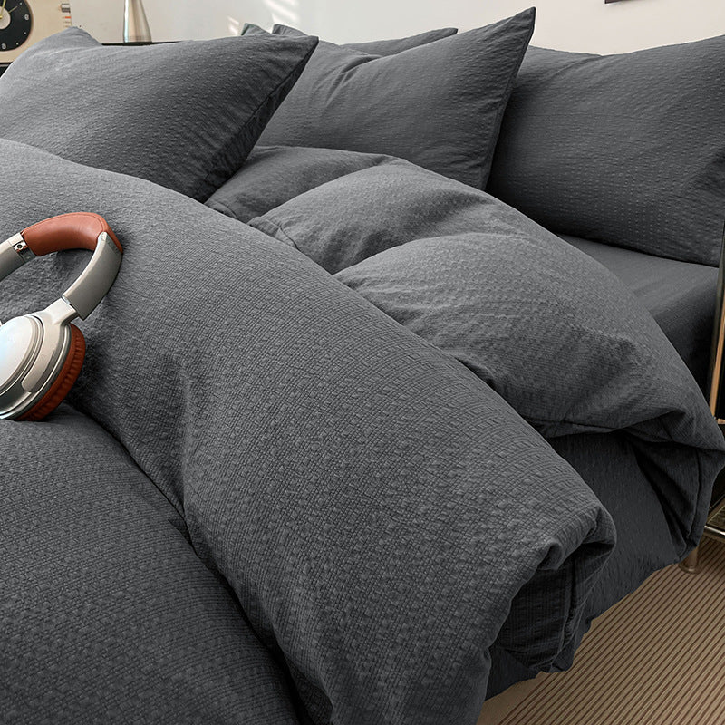 Nocturne Elegance – Jacquard Bedding Set for Bold Bedrooms