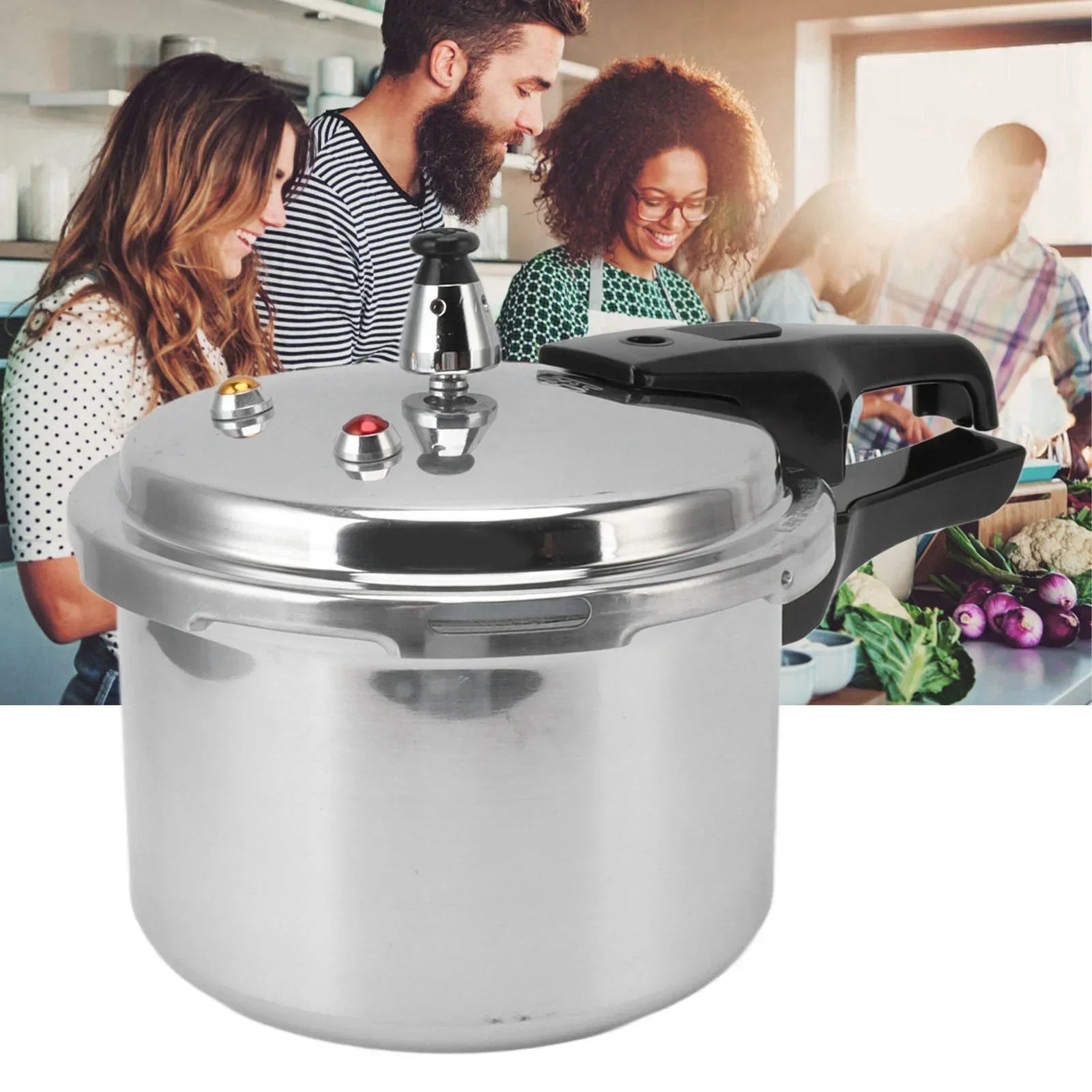 3L Gas Stove Pressure Cooker Made of Aluminum Alloy