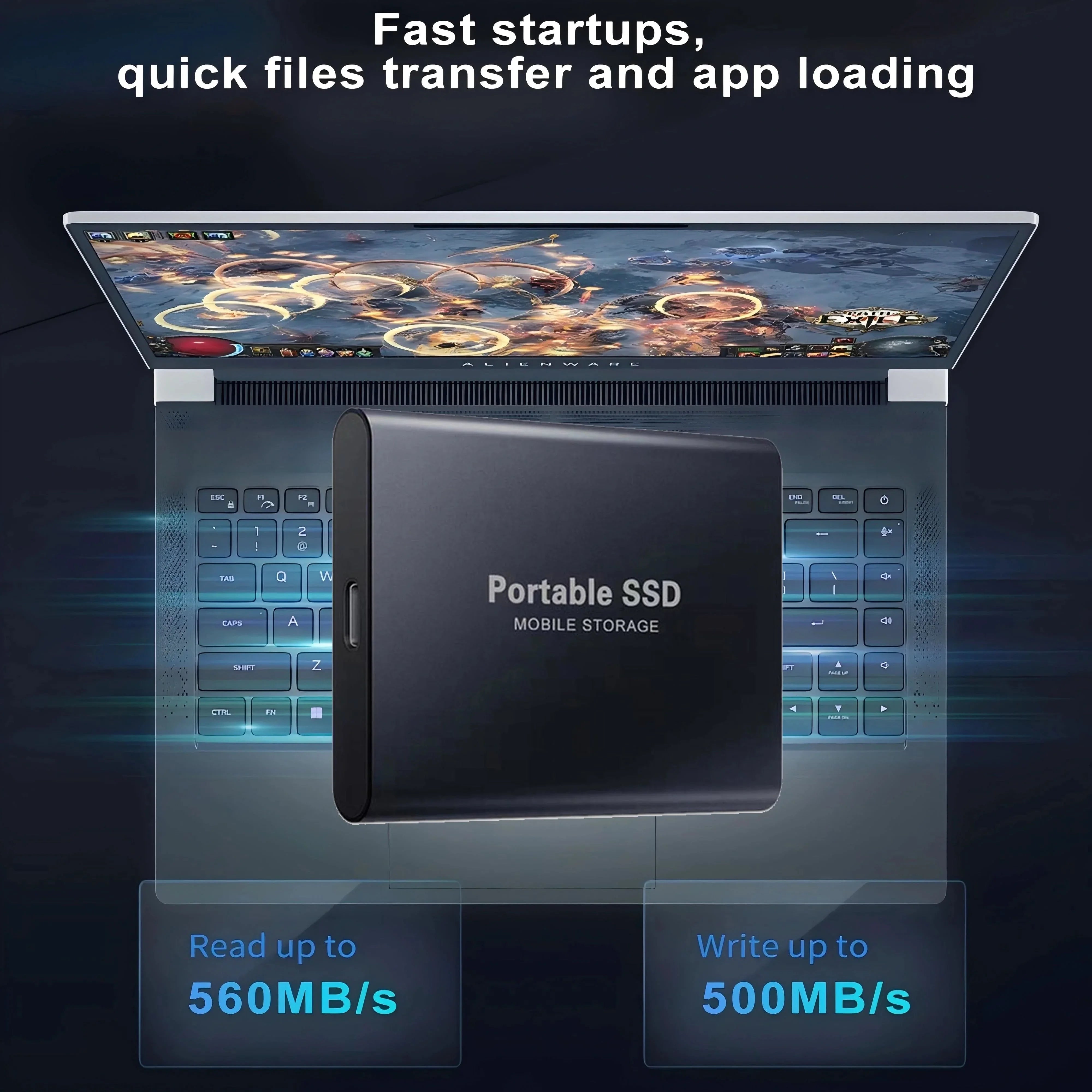 SwiftStore – Reliable External SSD for Effortless Digital Management